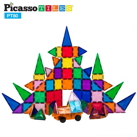 Picasso-Tiles 80 bitar med Bil - 5