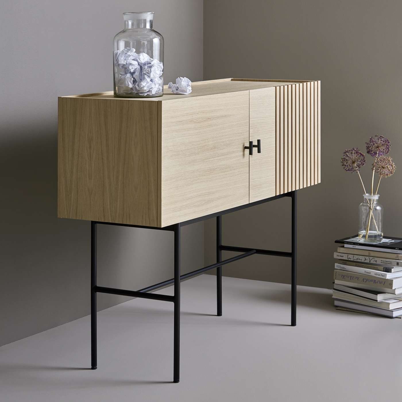 Array Sideboard 120 cm hög ek Woud - 2