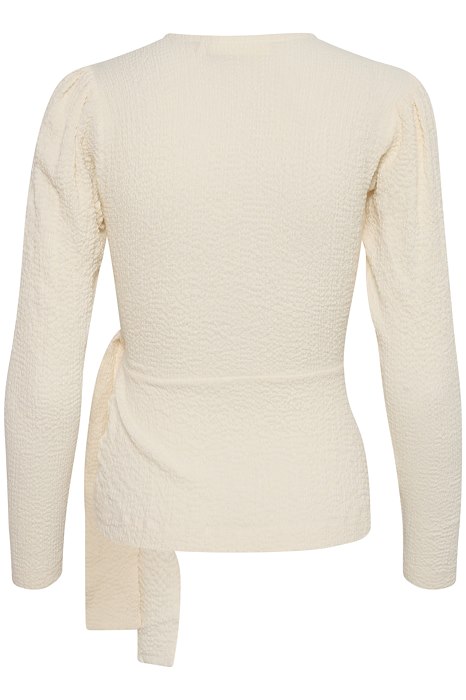NemoIW Wrap Blouse Off White In Wear - 2
