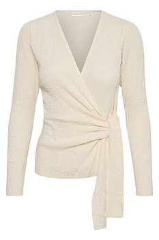 NemoIW Wrap Blouse Off White In Wear