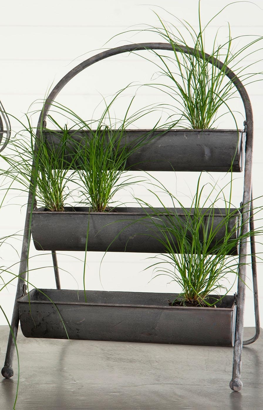 Planting shelf Standing Metal - 39x14.5x68 cm - 3