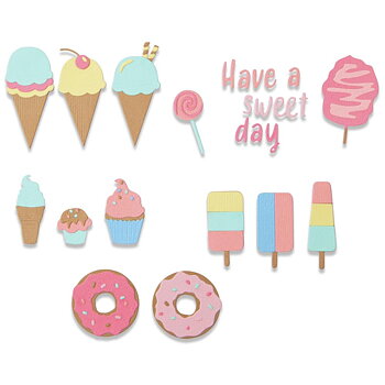 Sizzix - Dies Thinlits - Sweet Treats