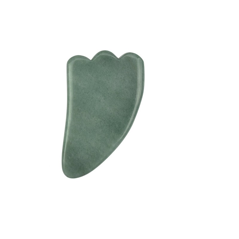 Grøn Aventurin Horn-formet Gua Sha sten