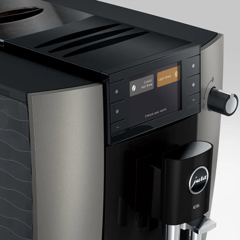 Jura E6 Dark Inox (ED 15828) - Bean to cup - 4