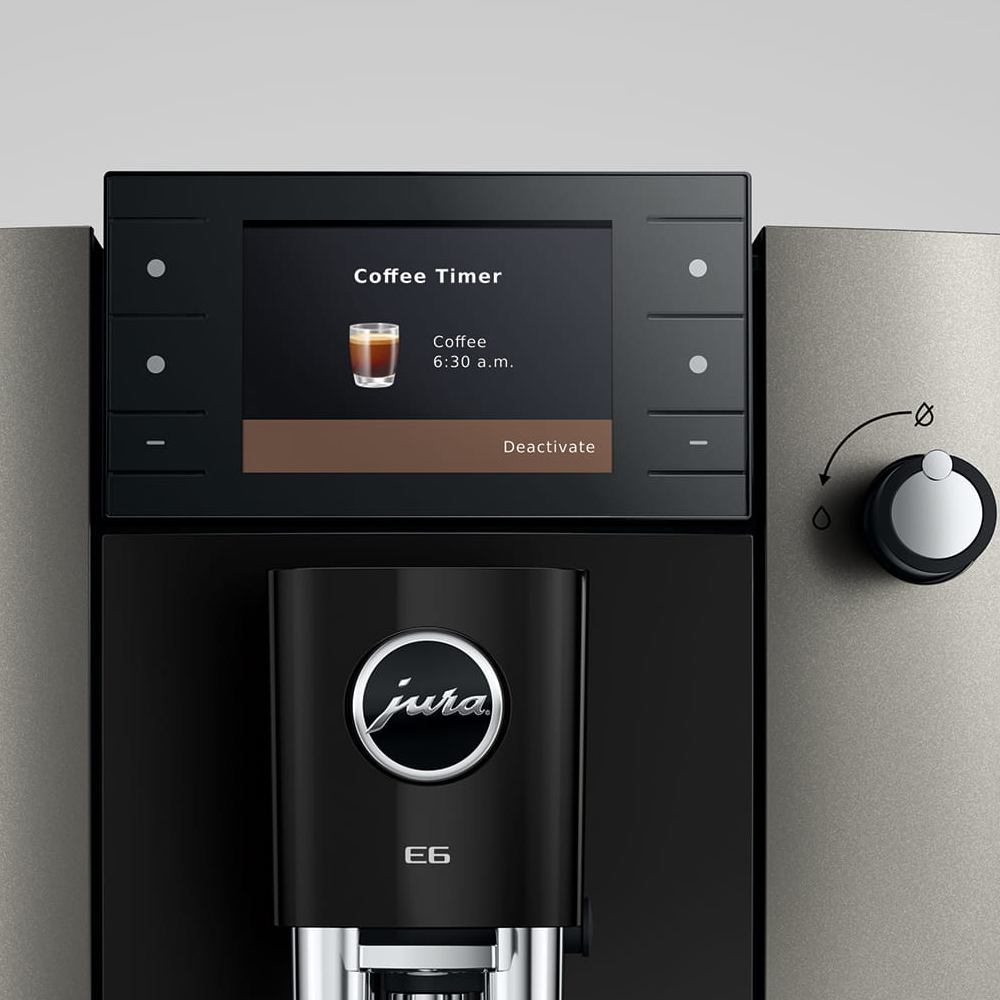 Jura E6 Dark Inox (ED 15828) - Bean to cup - 5