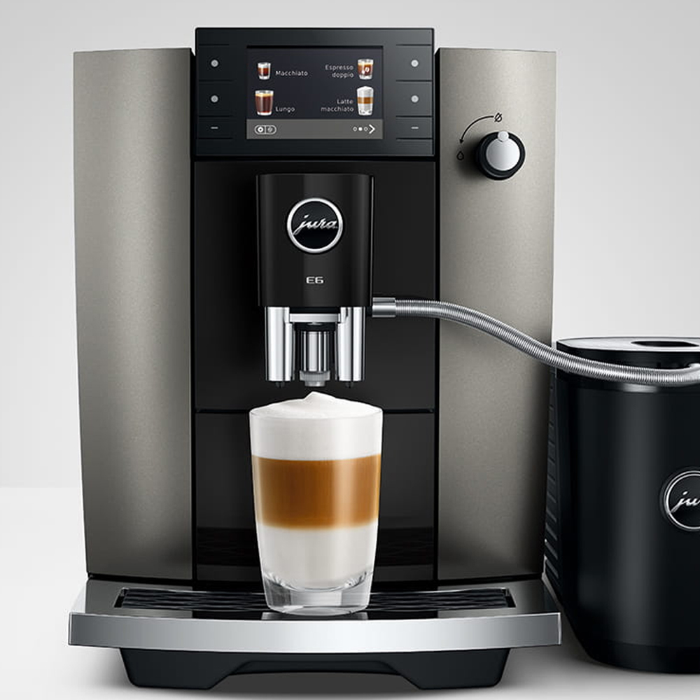 Jura E6 Dark Inox (ED 15828) - Bean to cup - 8