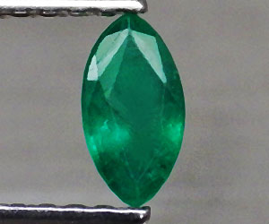 Piedra preciosa de esmeralda colombiana natural genuina de calidad superior rara de 0,28 ct - 4