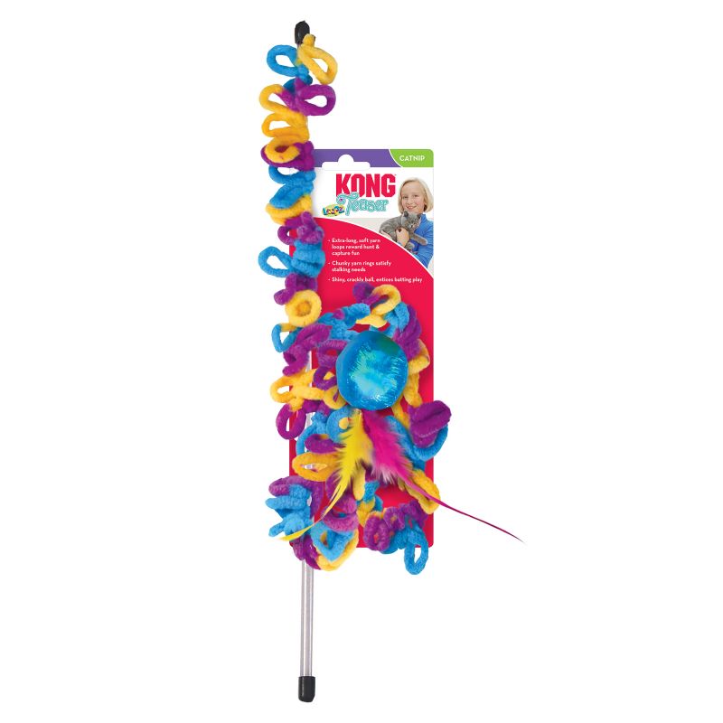 Kong Flerfärgad Lekspö Teaser Loopz 147cm - 3