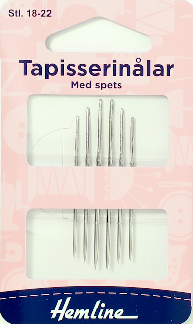 Tapisserinålar med spets