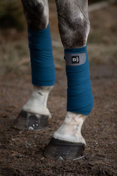 Jacson Karlskrona Fleecebandage 3,5 Meter Blå - 2