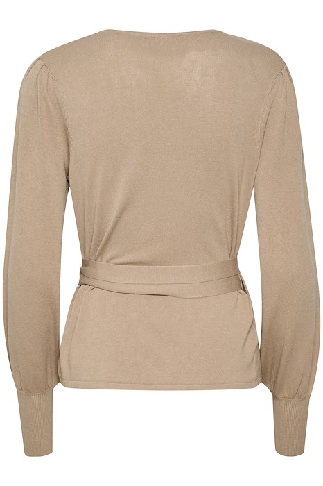 KAanno Astrid Wrap Cardigan Savanna Tan Kaffe - 3