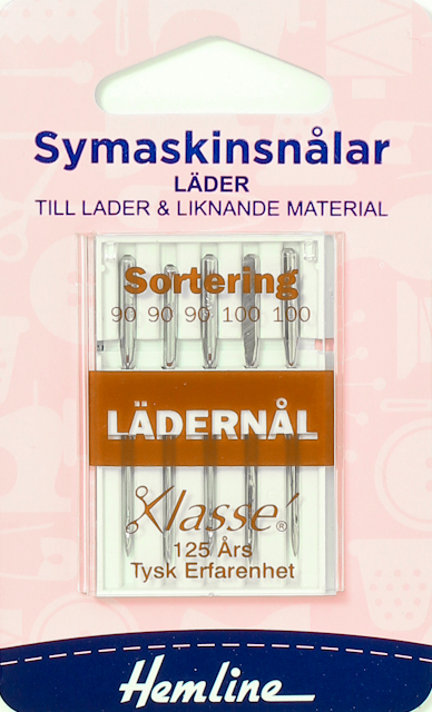 Symaskinsnålar - Läder