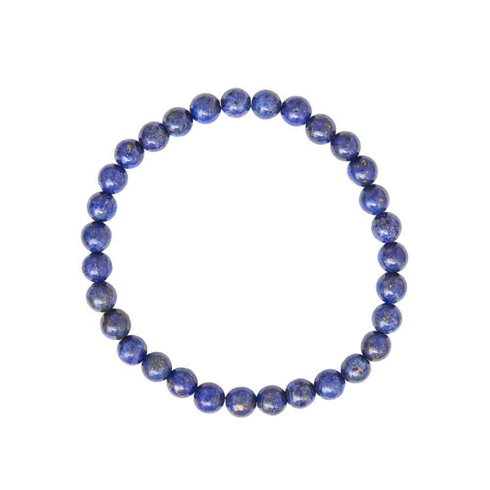 Lapis Lazuli  Stenarmband med 6mm pärlor - 2