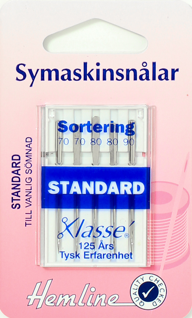 Symaskinsnålar - Standard storlek 70-80-90