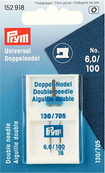 Tvillingnål - Universal storlek 100  6,0 mm