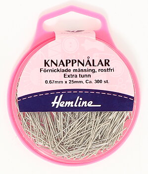 Knappnålar - extra tunn