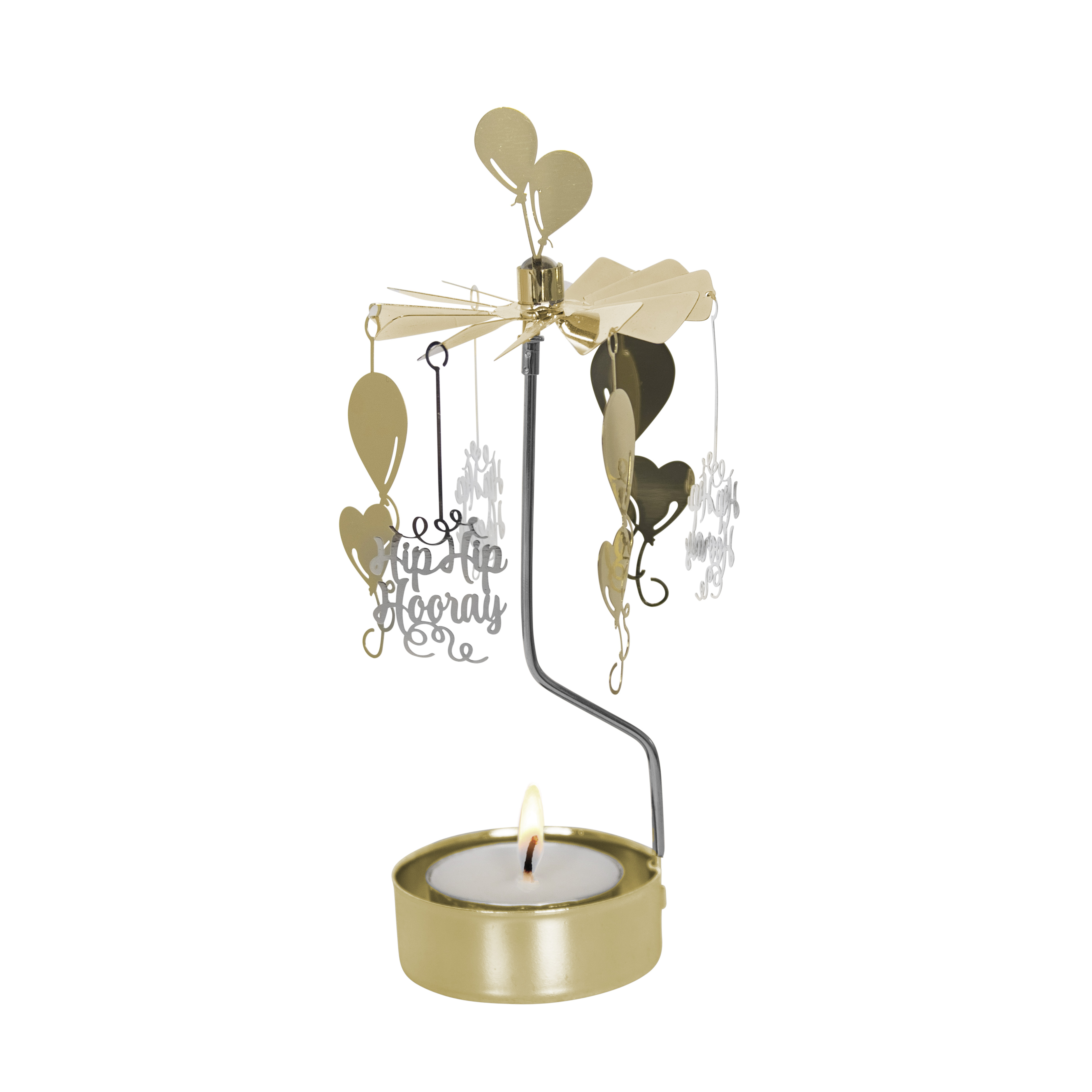 TEALIGHT SPINNER  LET'S CELEBRATE - 3