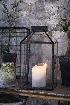 LYKTA - LANTERN NORR W/INCLINED GLASS TOP - 25,5