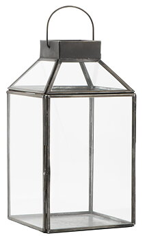 LYKTA - LANTERN NORR W/INCLINED GLASS TOP - 25,5
