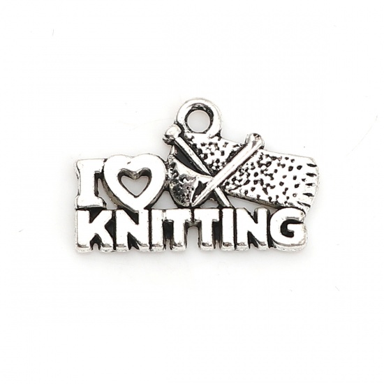 Berlock - "I love knitting"