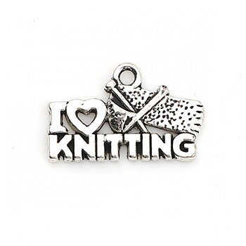 Berlock - "I love knitting"