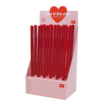 Love at first Write, hjärtformad blyertspenna