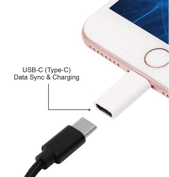 USB Type-C till Lightning-adapter för iPhone / iPad - 3