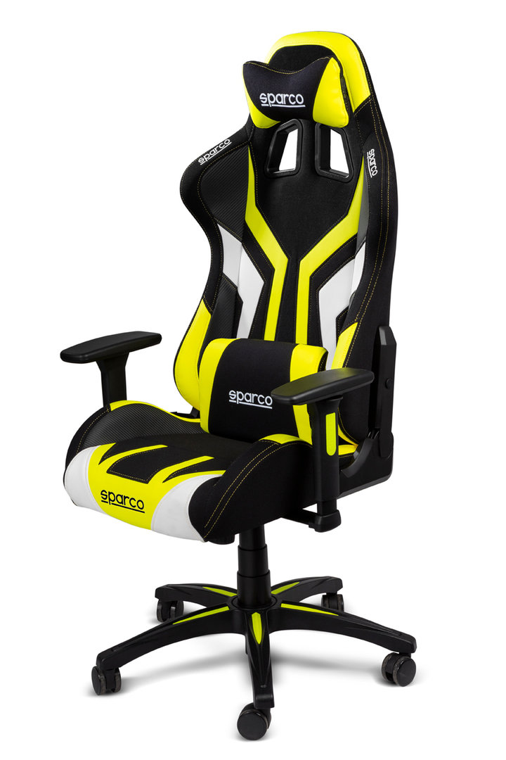 Gamingstol Torino, svart/gul