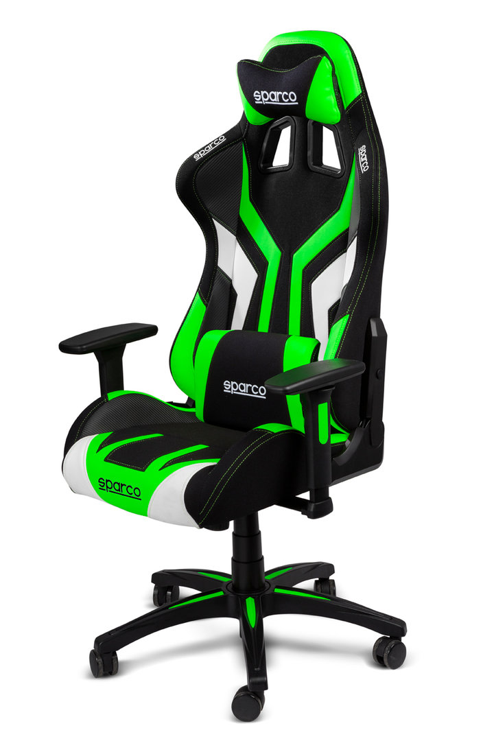 Gamingstol Torino, svart/grön