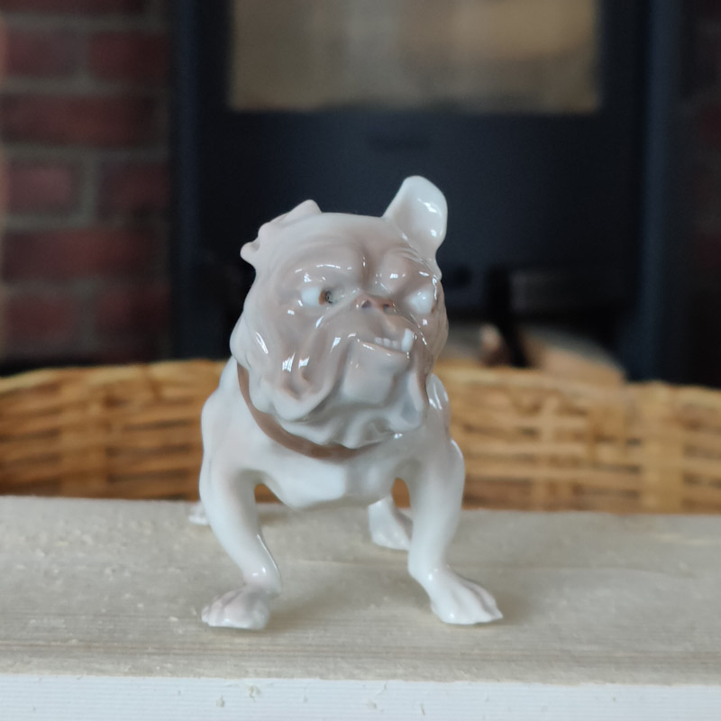 Hund Bulldog figurin från Bing & Grøndahl  - 2