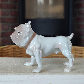 Hund Bulldog figurin från Bing & Grøndahl 