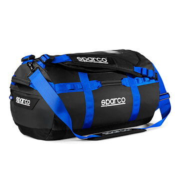 Sparco Duffel bag Dakar-S, svart/blå