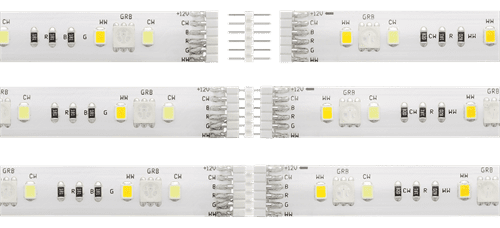 Deltaco Smart Home LED-list förlängning, 1m, RGB, 2700K-6500K - Vit - 4