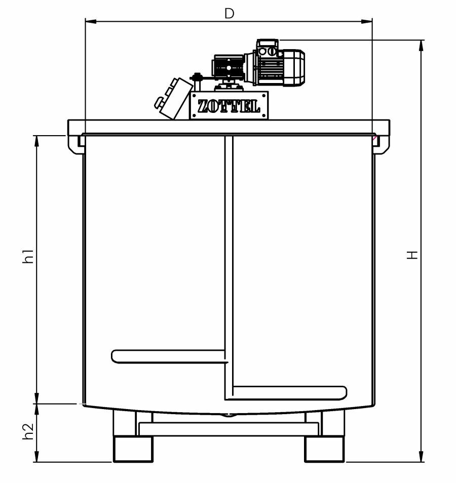 Mixertank på hjul 500-1500 liter - 2