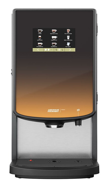 Kaffeautomat Bolero 43,  inkl. 4 behållare