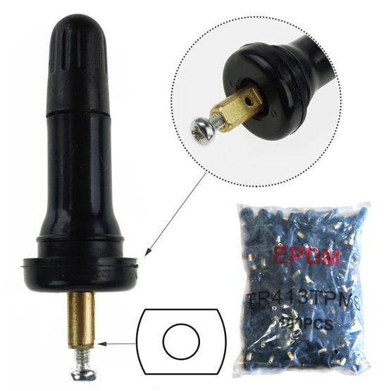 TPMS-4 Ersättningsventil – Snap-in EPDM Gummi Ventil för TPMS-sensorer