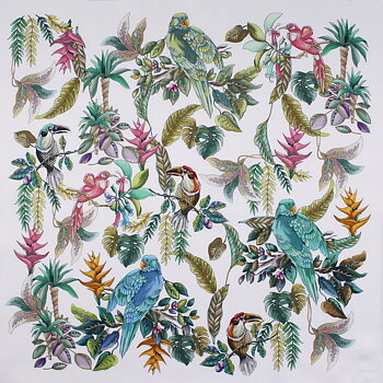Klassisk sidenscarf  från Amanda Christensen 45 x 45 cm