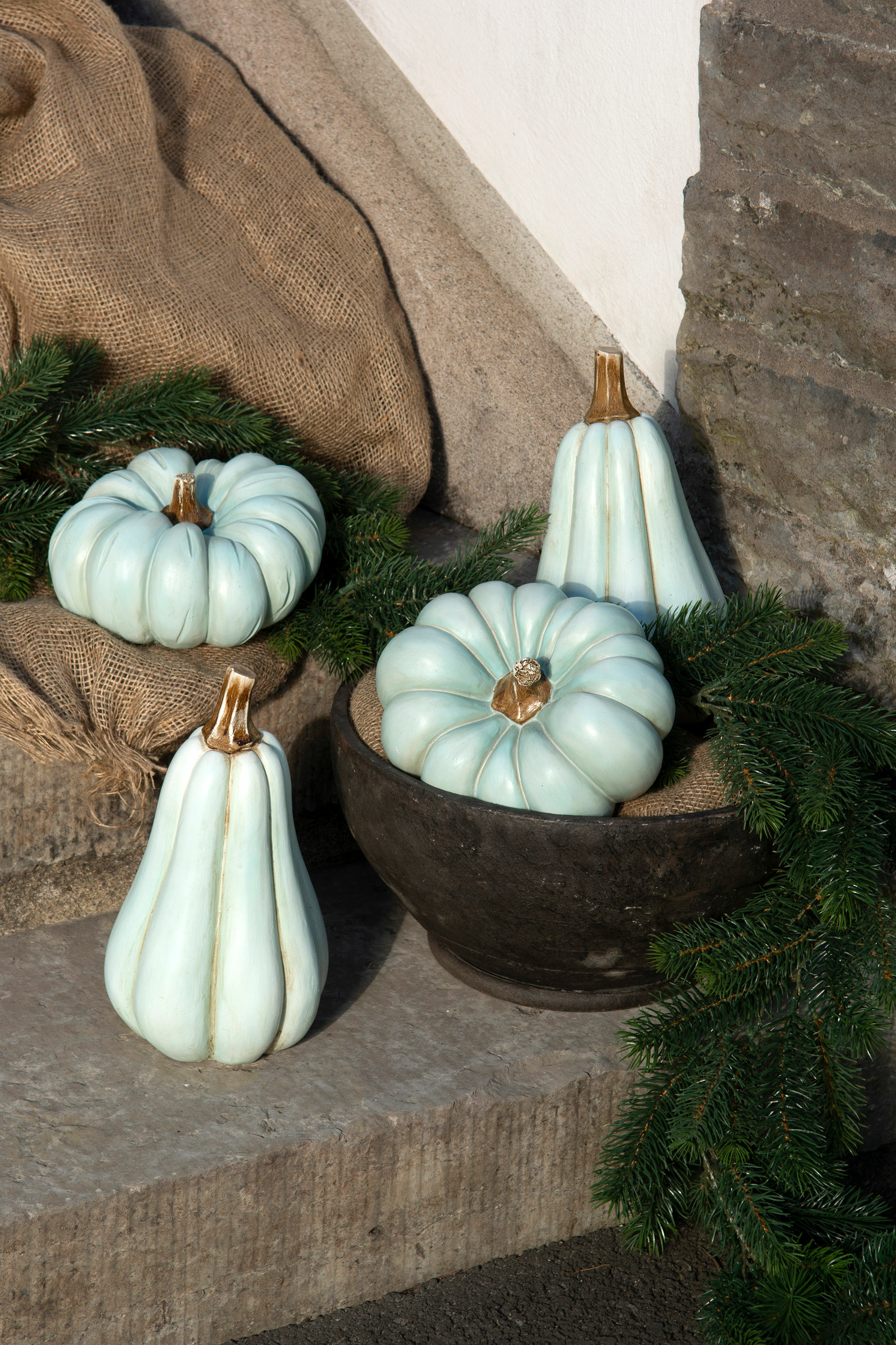 Pumpkin Mint Round Poly 20 cm - 4
