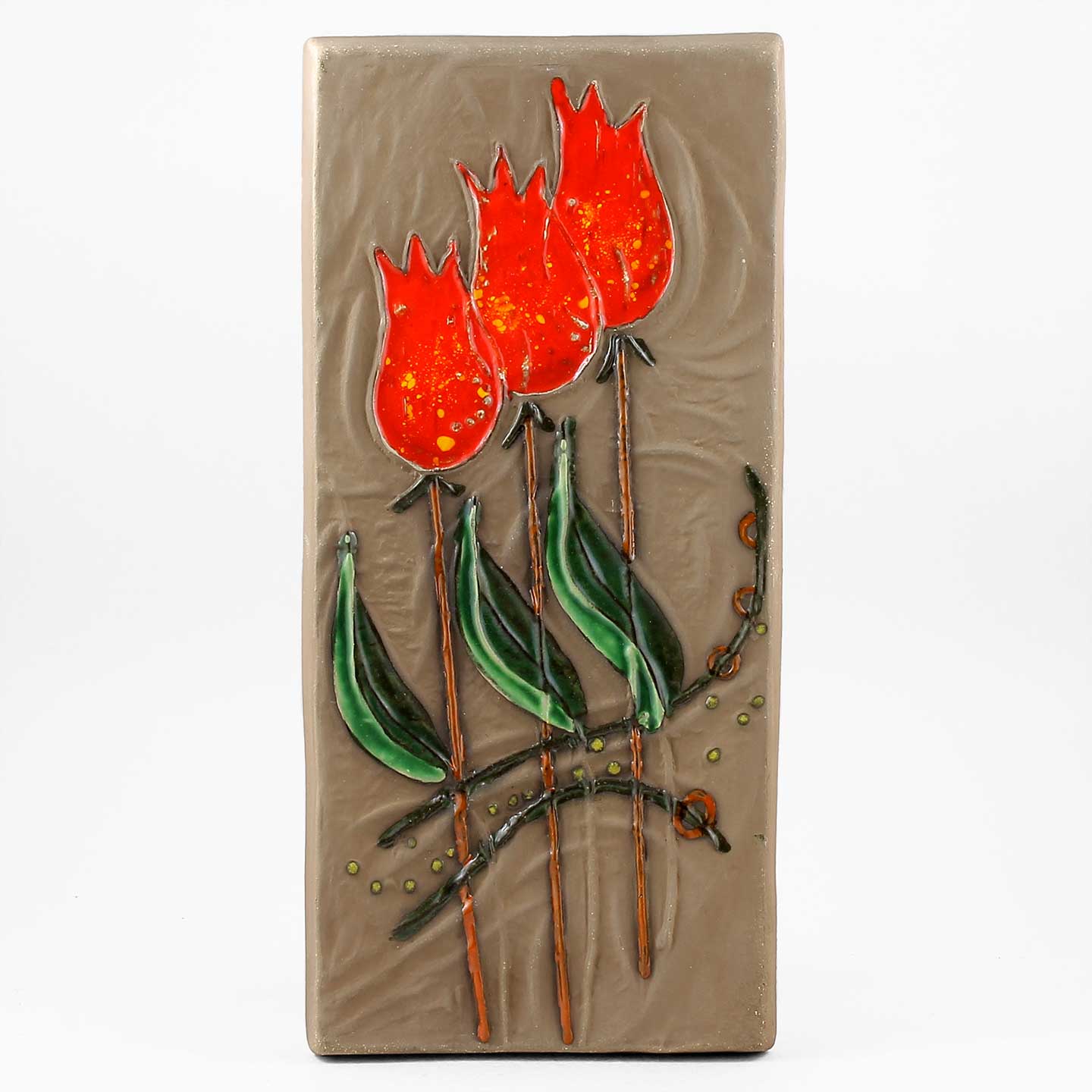 ドイツ ヴィンテージ 陶板 チューリップ 【公式通販】