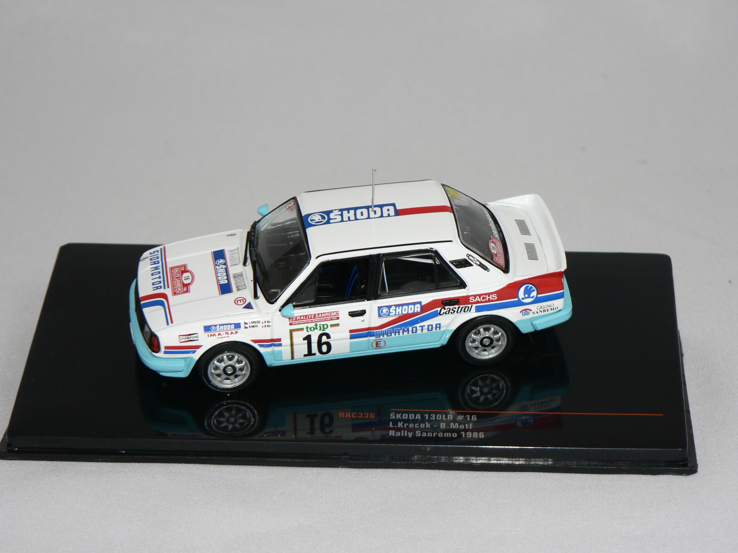 Skoda 130 LR  #16 ( L.Krecek/B.Motl  1986 San Remo )  IXO 1:43 - 3