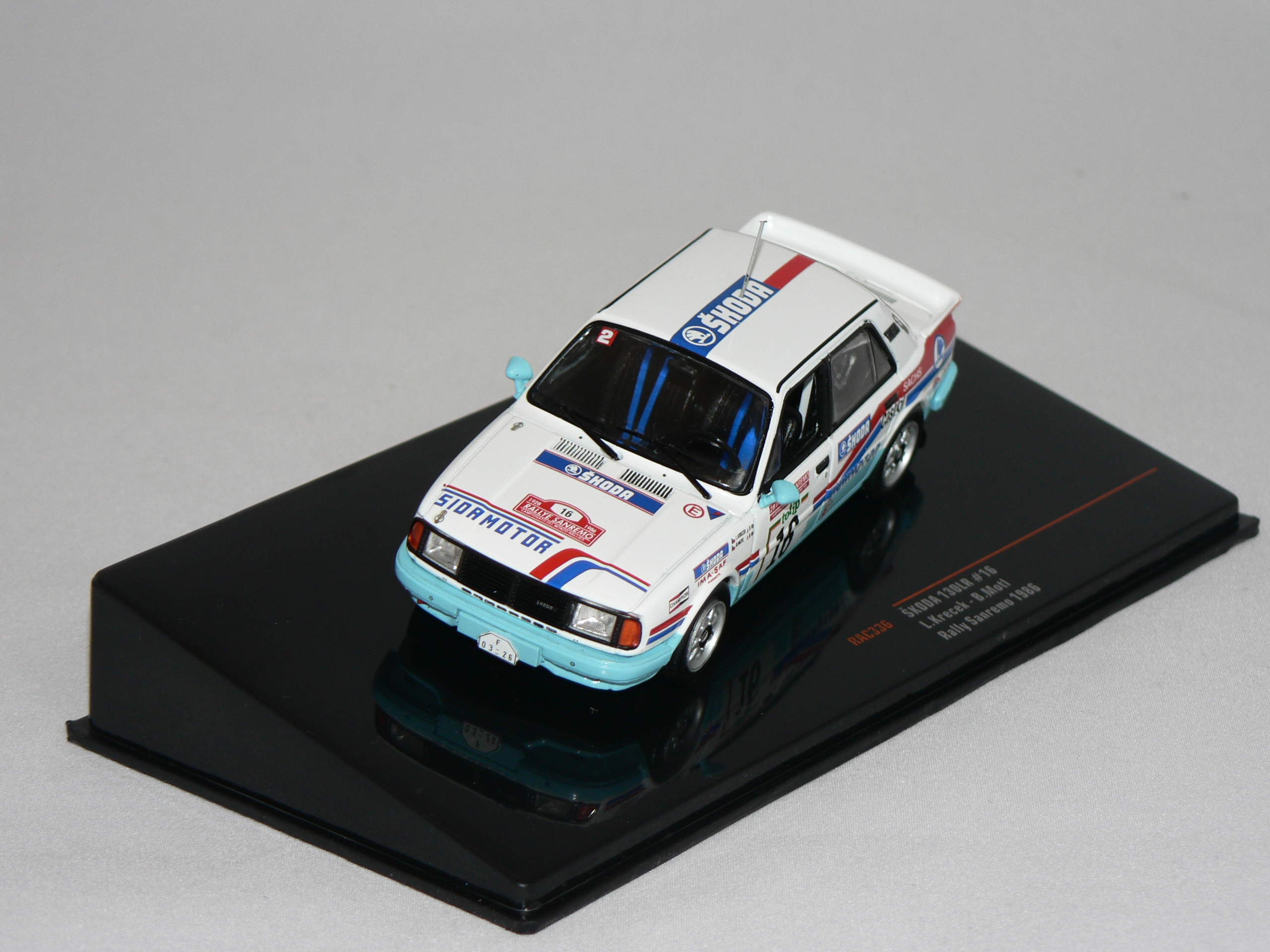 Skoda 130 LR  #16 ( L.Krecek/B.Motl  1986 San Remo )  IXO 1:43