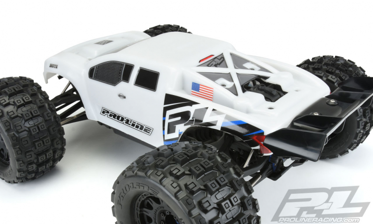 Pro-Line PL3530-15 Kaross Brute Bash Armor E-Revo 2.0 Klippt Vit - 3