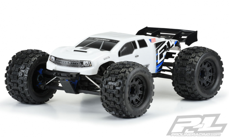 Pro-Line PL3530-15 Kaross Brute Bash Armor E-Revo 2.0 Klippt Vit