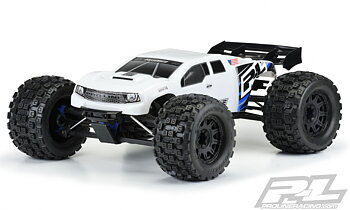 Pro-Line PL3530-15 Kaross Brute Bash Armor E-Revo 2.0 Klippt Vit