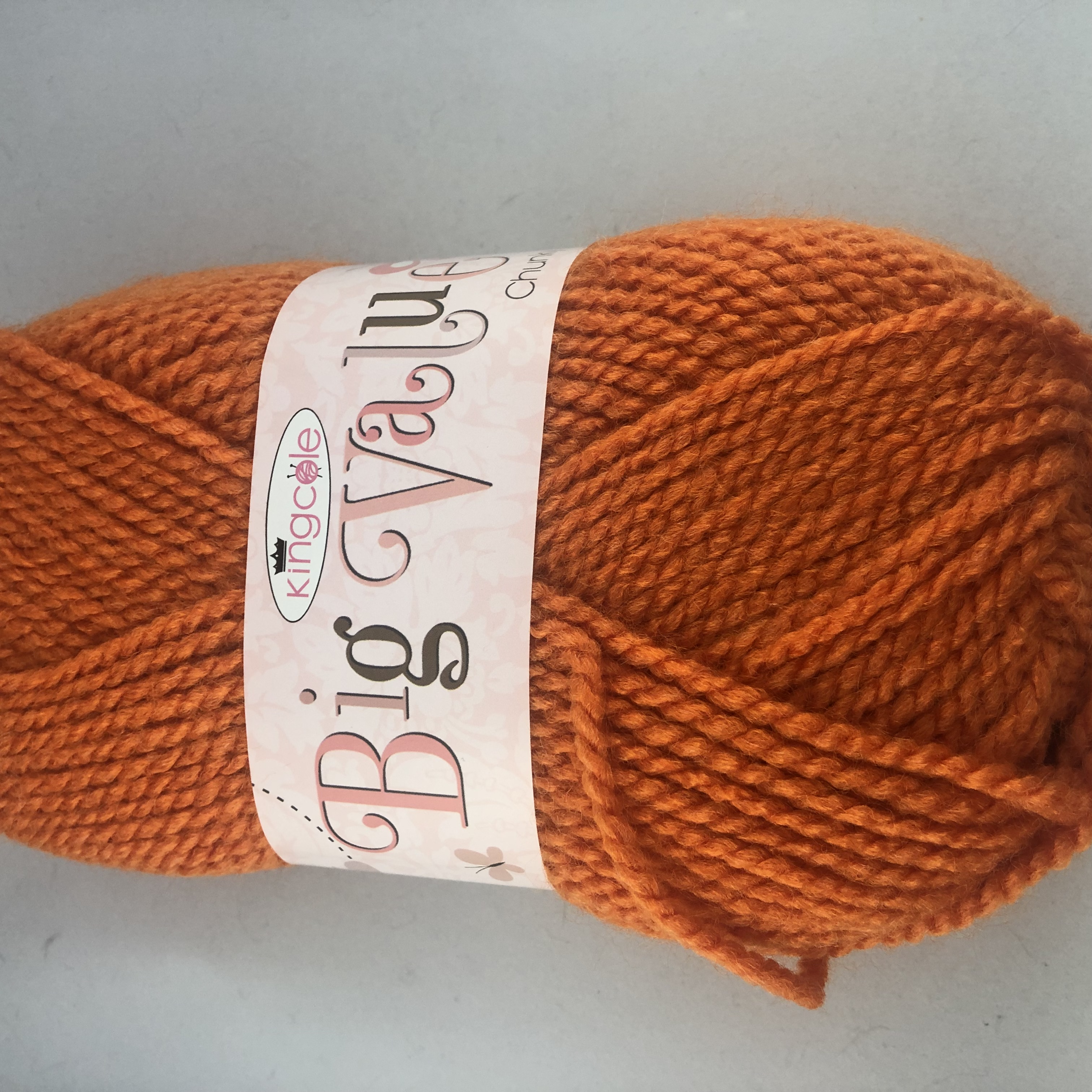 Burnt orange DK yarn