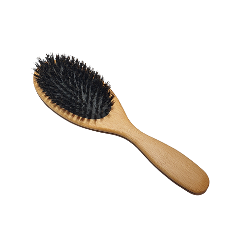  Oval - Wild boar bristles