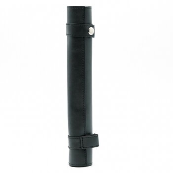 Rollable Dicemat of Leather Imitation, Black