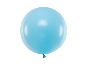 Jumbo ballong | 60 cm | Ljusblå