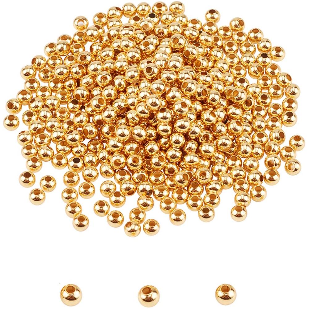 Kula 4 mm 20 st guld
