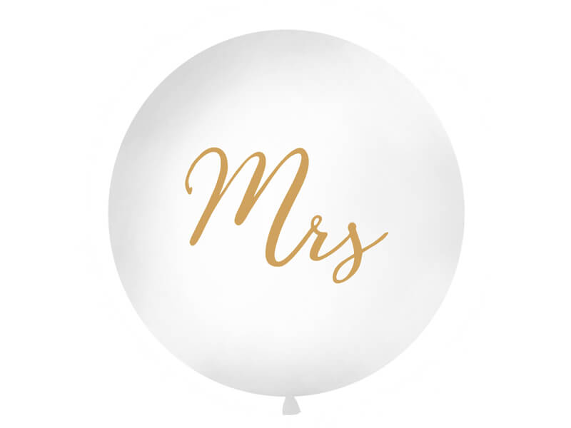 Gigantisk ballong | 1 m | "Mrs"